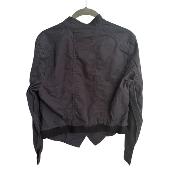 Cabi Moto Twilight asymmetrical jacket gray Medium #3023 spring transitional - Picture 3 of 7